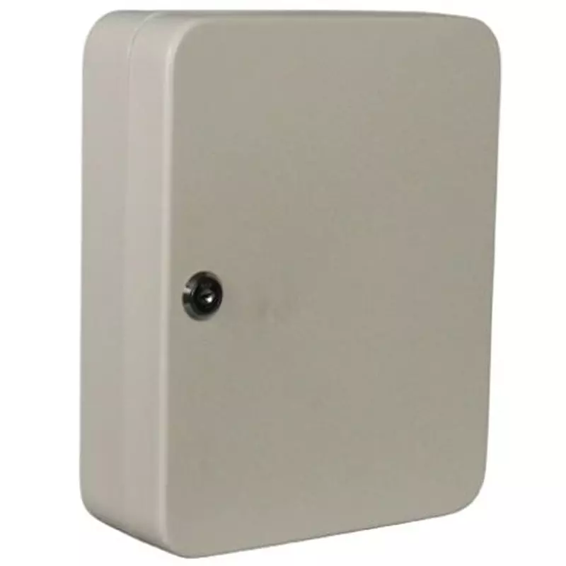 RS PRO Key Cabinet Steel Off-White 250 mm 200 mm 75 mm, 136172