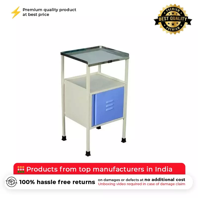 surgihub-semi-deluxe-bed-side-locker-with-ss-top-and-epoxy-powder-coated-mild-steel-body-11053-11053