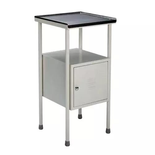 Sarvagya Surgical Bed Side Locker Standard in MS Sheet Body and Epoxy Powder Coated Finish, SSPL542