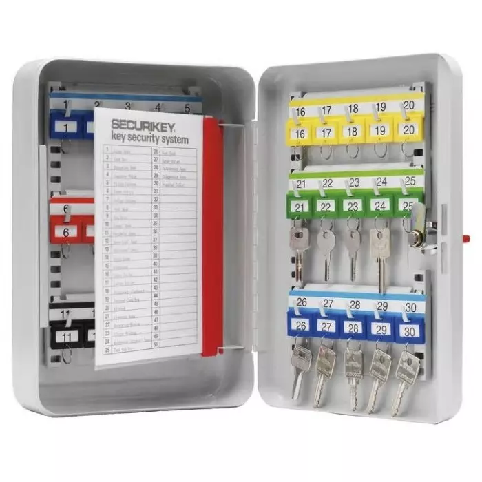 Securikey Key Cabinet 30, KC030ZECLIP54