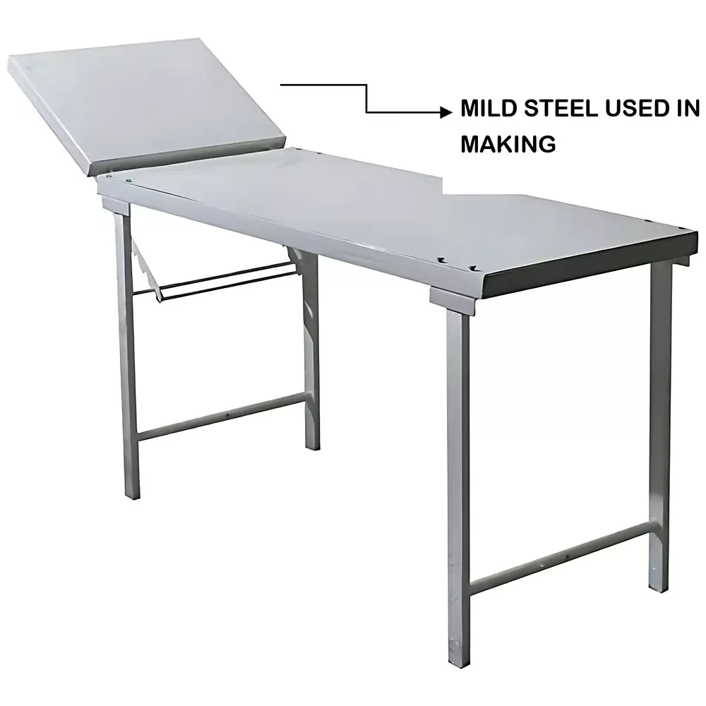mahabir-furniture-basic-examination-table-with-mattress-iron-body-and-adjustable-back-rest-for-hospitals-clinics