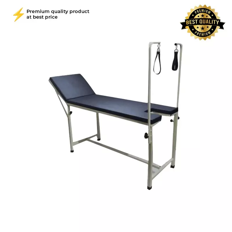 abco-2-section-gynae-examination-table-mild-steel-frame-and-180x60x46-cm-size-for-clinics-hospitals