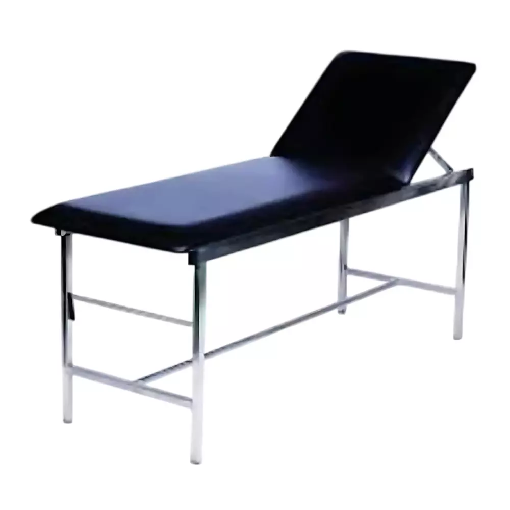 ABCO 2 Section Examination Table Mild Steel Frame and Epoxy Powder Coated Finish for Clinics & Hospitals, WH-544