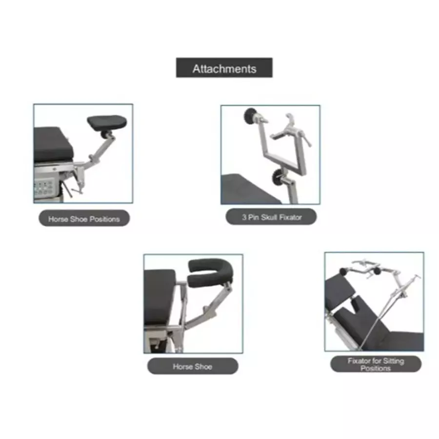 Meditech Neurosurgey Operating Table 150-270 Kg Weight Capacity 520 mm - 1020 mm Height Range, MHC/OT-300
