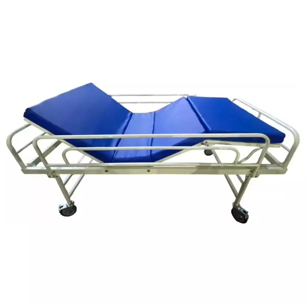 janak-by-mf-full-fowler-bed-iron-body-white-blue-color-with-side-railings-mattress-and-wheels