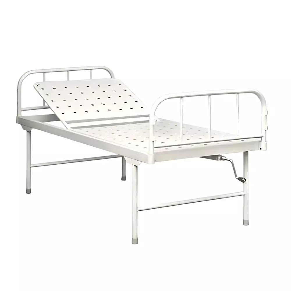 ABCO Semi Fowler Hospital Bed Mild Steel Frame and Epoxy Powder Coated Finish for Clinics & Hospitals, WH-106