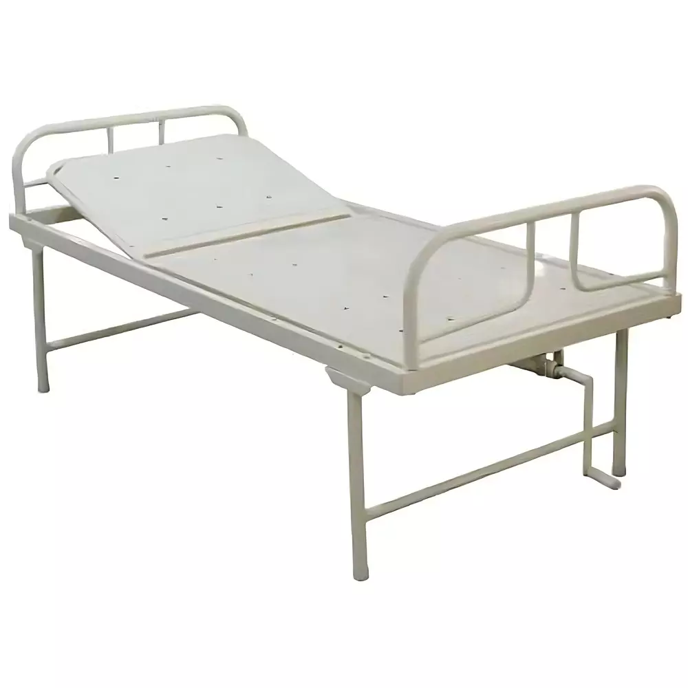 MAHABIR FURNITURE Lite Semi Fowler Bed Without Mattress Iron Body and 200 Kg Weight Capacity for Hospitals & Clinics