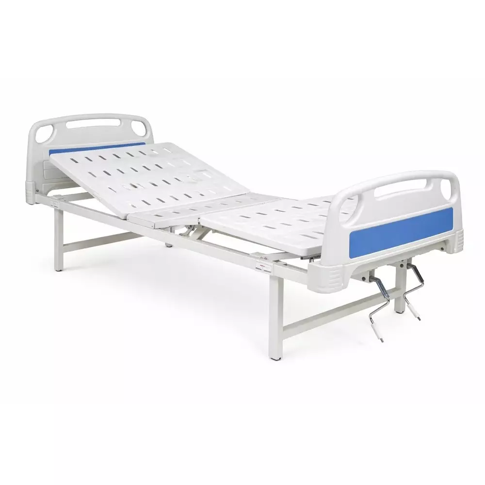 tmf-mild-steel-full-fowler-bed-in-white-blue-color-with-150-kg-load-capacity-and-aluminium-railings