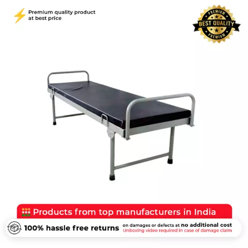 generic-attendant-bed-with-mattress-for-clinic-and-hospital-183x61x46-cm-st005