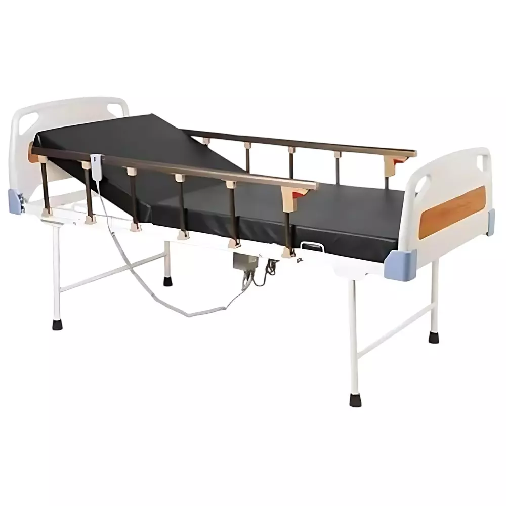 ABCO Stainless Steel Electric Semi Fowler Hospital Bed Size 190x90x60 cm for Clinics & Hospitals, WH-104A