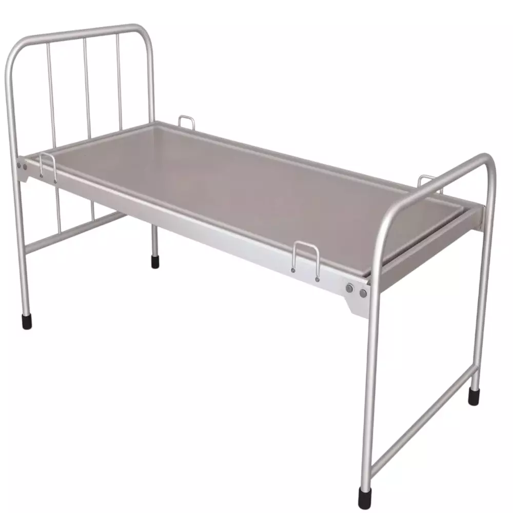 MAHABIR FURNITURE General Hospital Bed Without Mattress Iron Body and 200 Kg Weight Capacity for Hospitals & Clinics