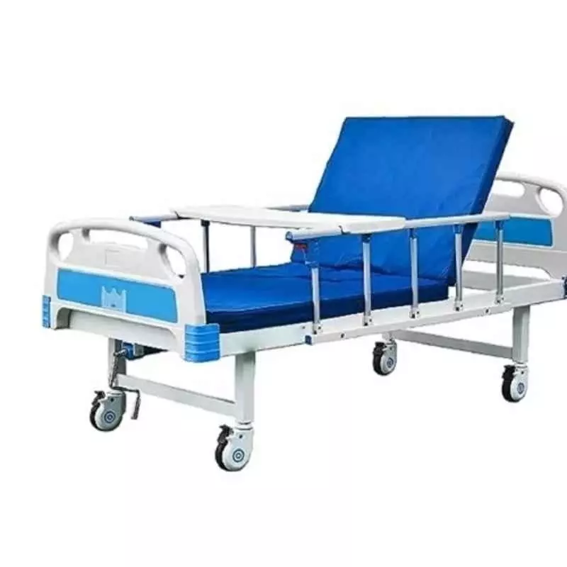 ASKP Solutions Manual Semi Fowler Bed 206x91x61 cm Mild Steel for Clinic and Hospital, AF-180