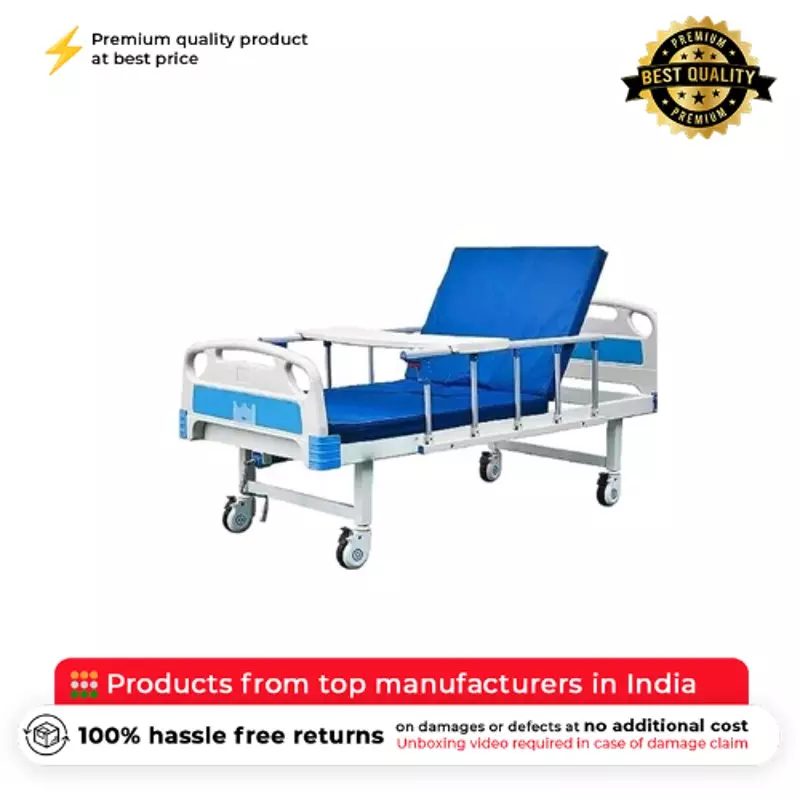 generic-manual-semi-fowler-bed-206x91x61-cm-mild-steel-for-clinic-and-hospital-af-180