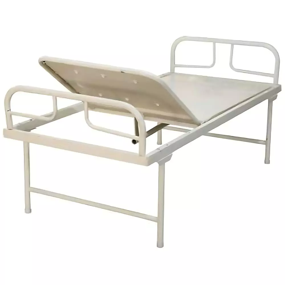 mahabir-furniture-general-semi-fowler-lite-bed-with-mattress-iron-body-and-200-kg-weight-capacity-for-hospitals-clinics