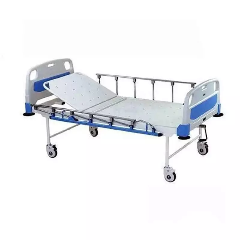 Wellton Healthcare Semi Fowler Hospital Bed without Mattress Mild Steel 190x90x60 cm, WH-08