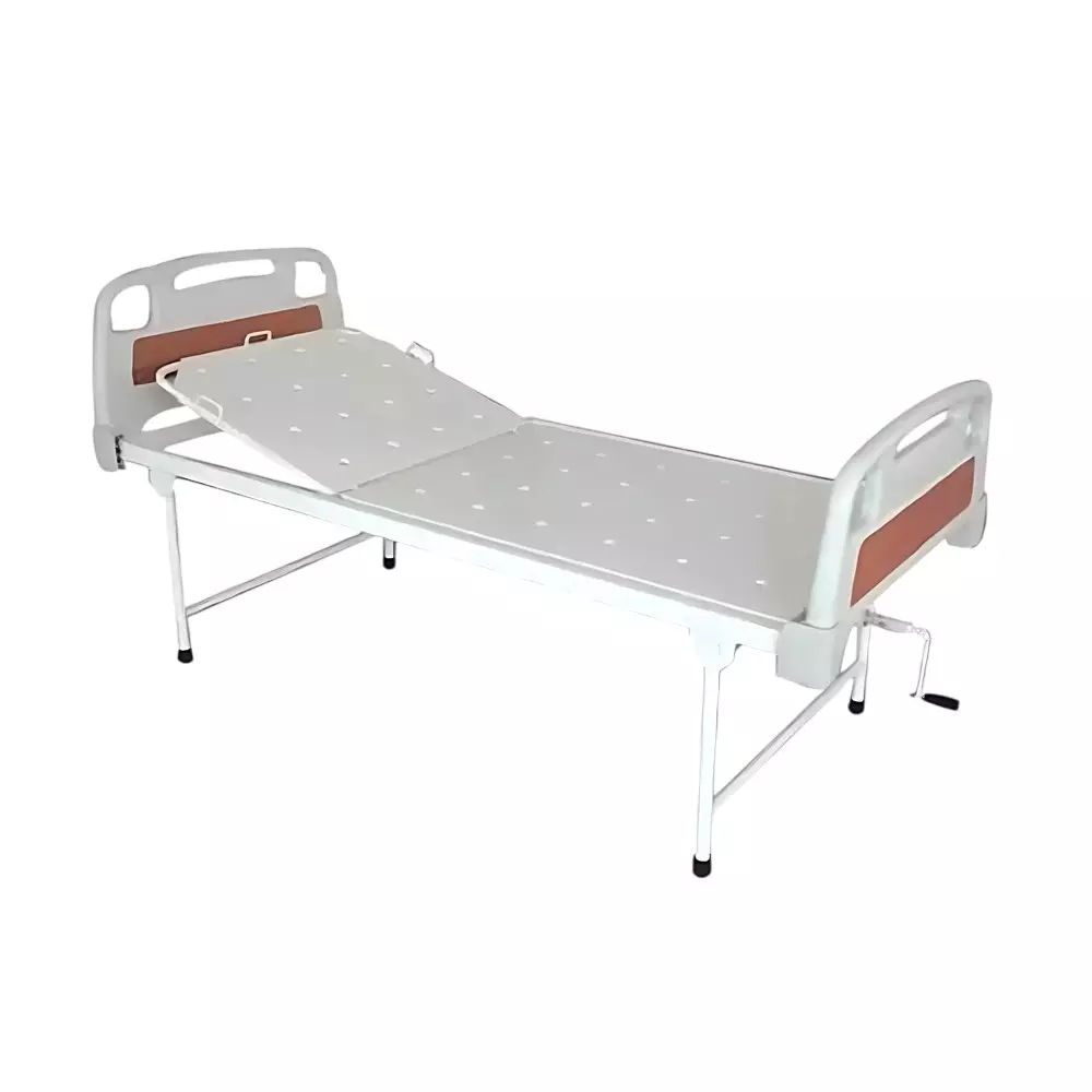 ABCO Semi Fowler Hospital Bed Mild Steel Frame and Epoxy Powder Coated Finish for Clinics & Hospitals, WH-010