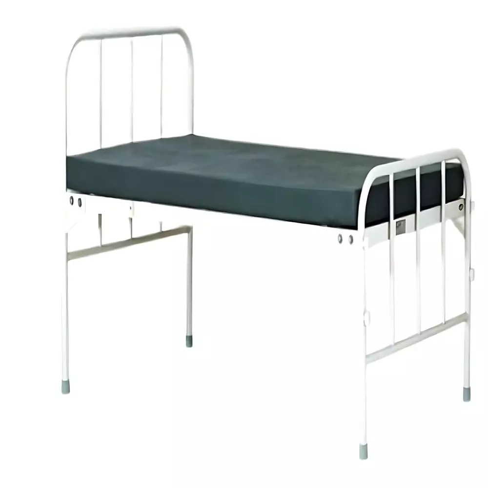 MAHABIR FURNITURE General Hospital Bed With Mattress Iron Body and 200 Kg Weight Capacity for Hospitals & Clinics