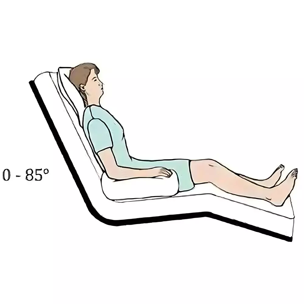 mahabir-furniture-general-lite-semi-fowler-bed-with-black-mattress-iron-foam-body-and-200-kg-weight-capacity-for-hospitals-clinics