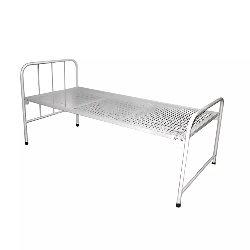 ABCO Wire Mesh Hospital Bed Mild Steel Frame and Epoxy Powder Coated Finish for Clinics & Hospitals, WH-107