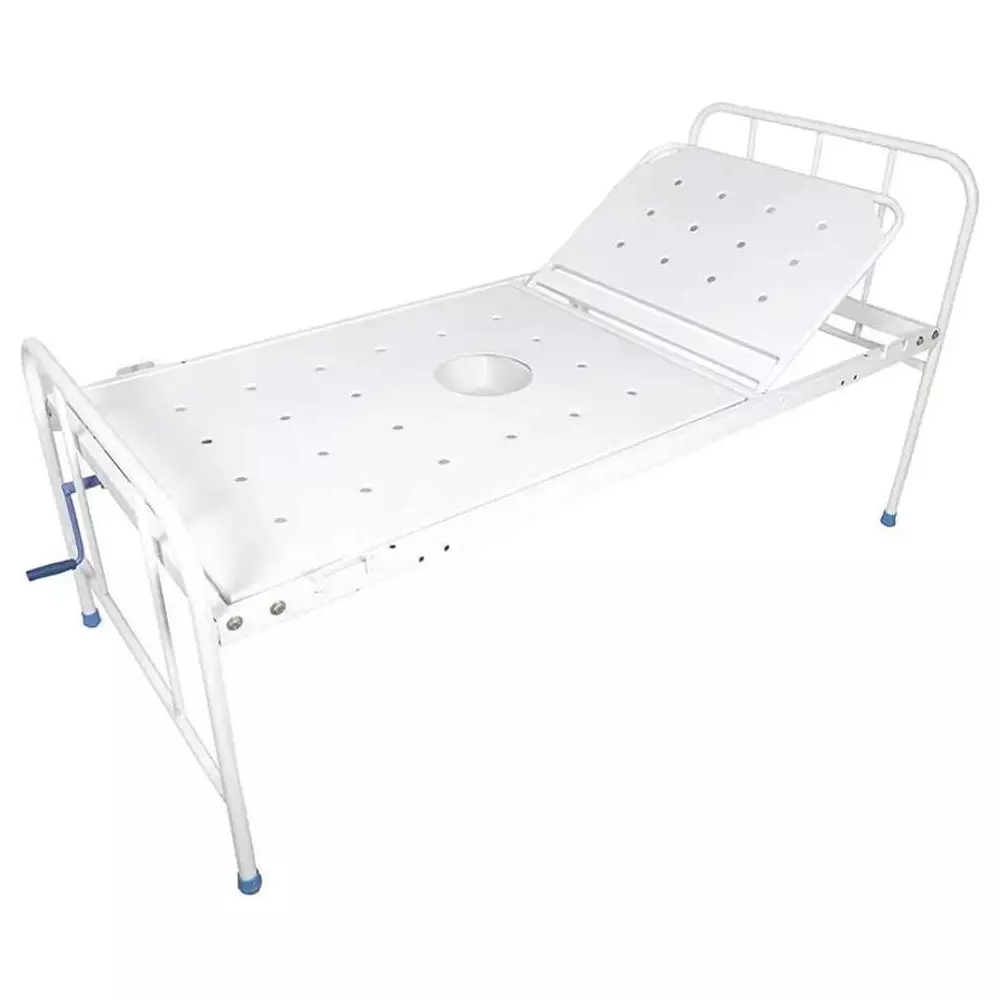 mahabir-furniture-semi-fowler-bed-with-commode-mattress-no-side-rails-iron-body-and-200-kg-weight-capacity-for-hospitals-clinics