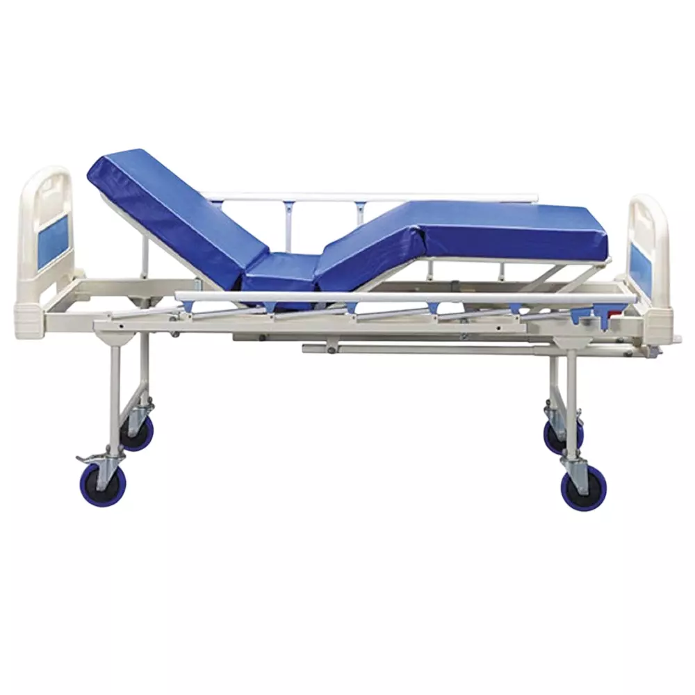 KVSTsurgitech Full-Fowler Bed 100 Kg Maximum Weight Capacity 180x90 cm Sleep Surface with Mattress & Castor Wheels, KVST004
