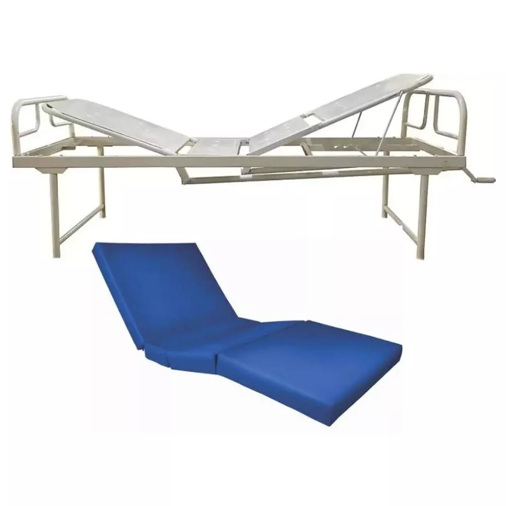 mahabir-furniture-full-fowler-bed-with-mattress-iron-body-and-200-kg-weight-capacity-for-hospitals-clinics