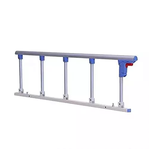 abco-collapsible-bed-side-railing-aluminium-alloy-body-blue-silver-color-for-clinics-hospitals-pack-of-2
