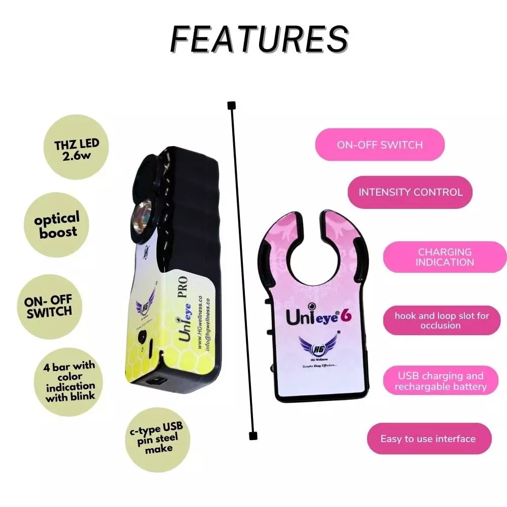 HG wellness Vein Finder Comb Unieye 6 and Unieye Pro For Pediatrics and Newborn Baby