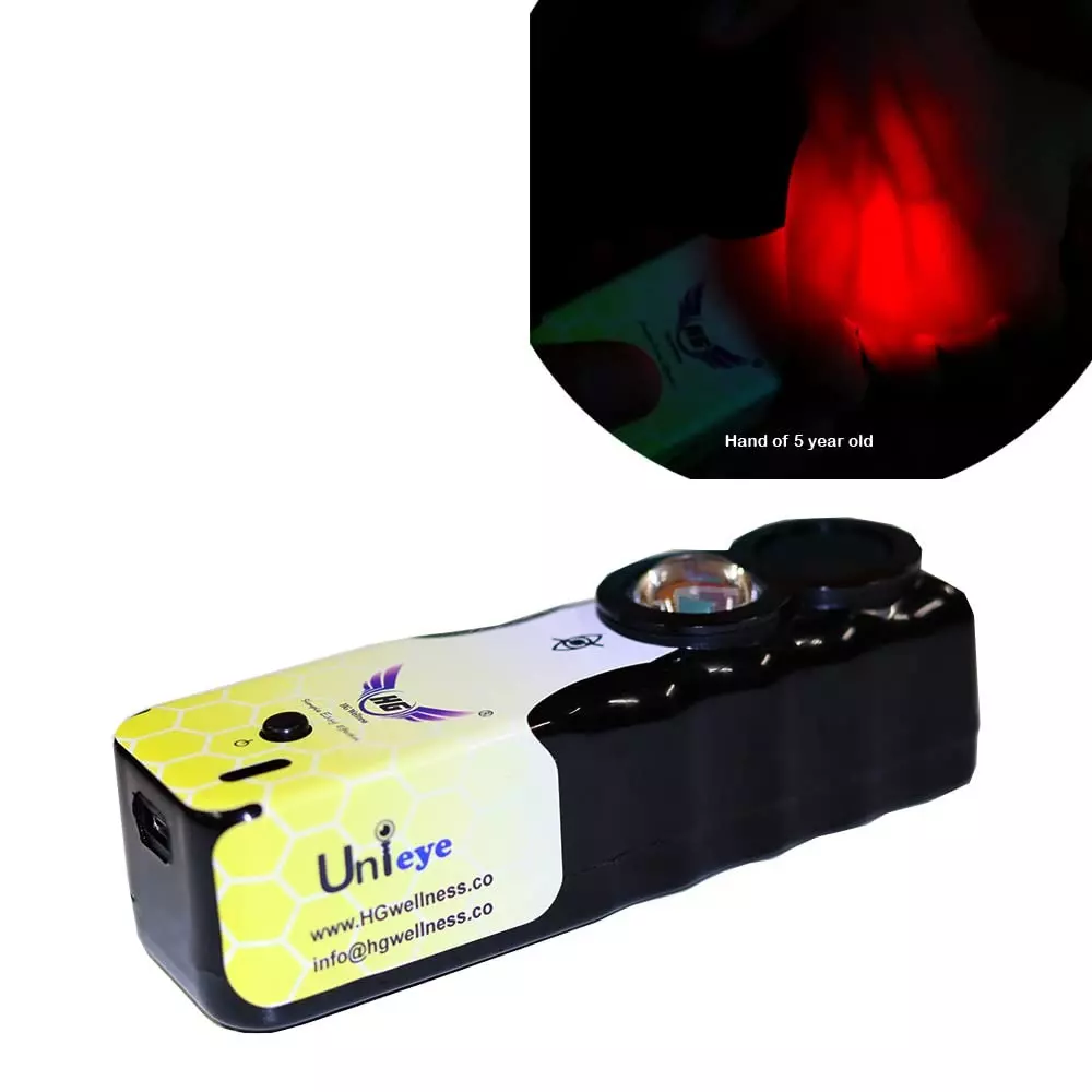 HG wellness Vein Finder Comb Unieye 6 and Unieye Pro For Pediatrics and Newborn Baby