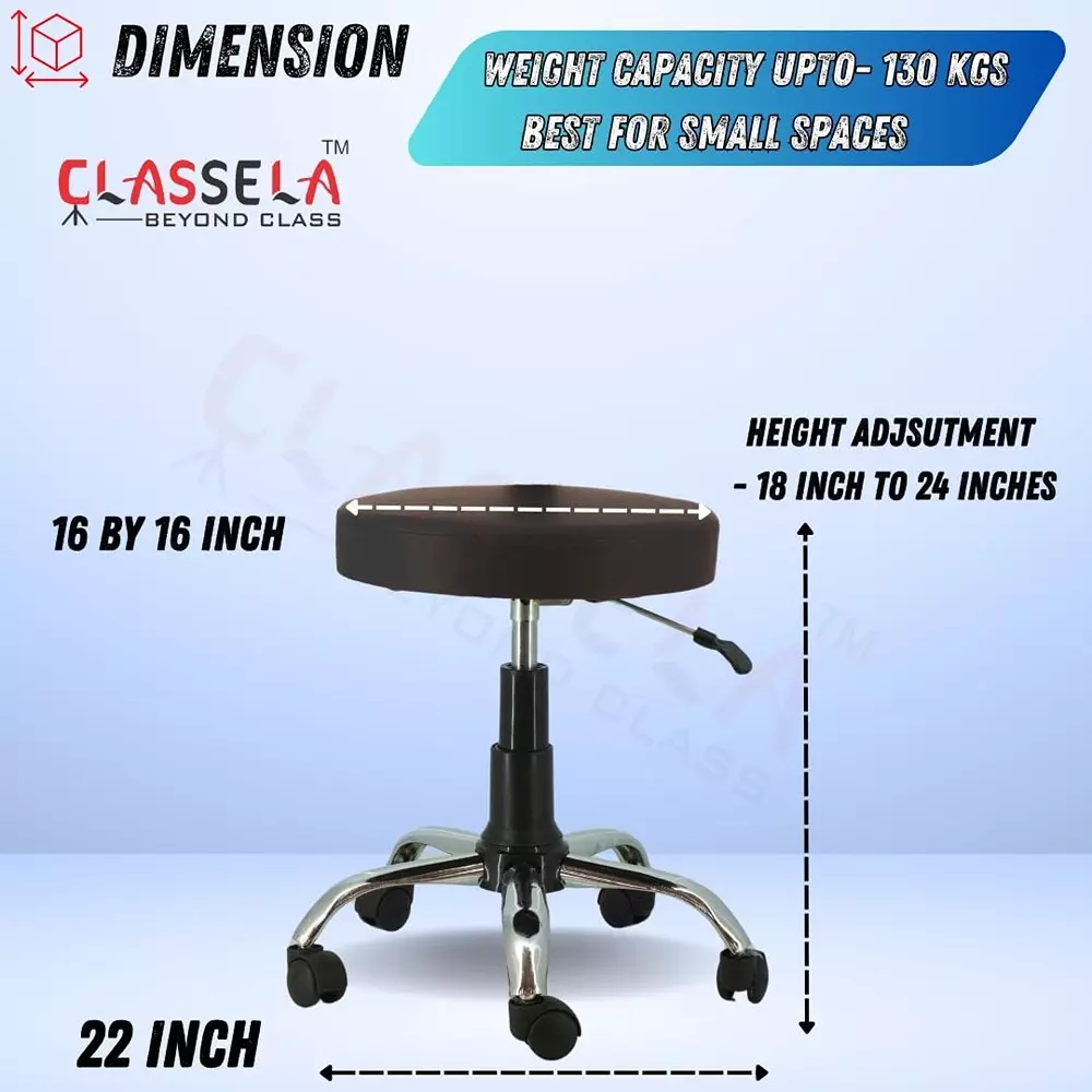 classela-round-stand-360-rolling-compact-chair-black