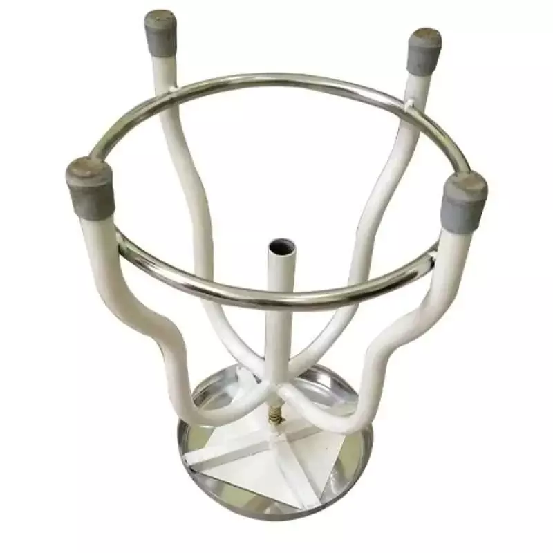 st-revolving-patient-stool-4-legs-stainless-steel-top-2-25-ft-adjustable-height-silver-st017