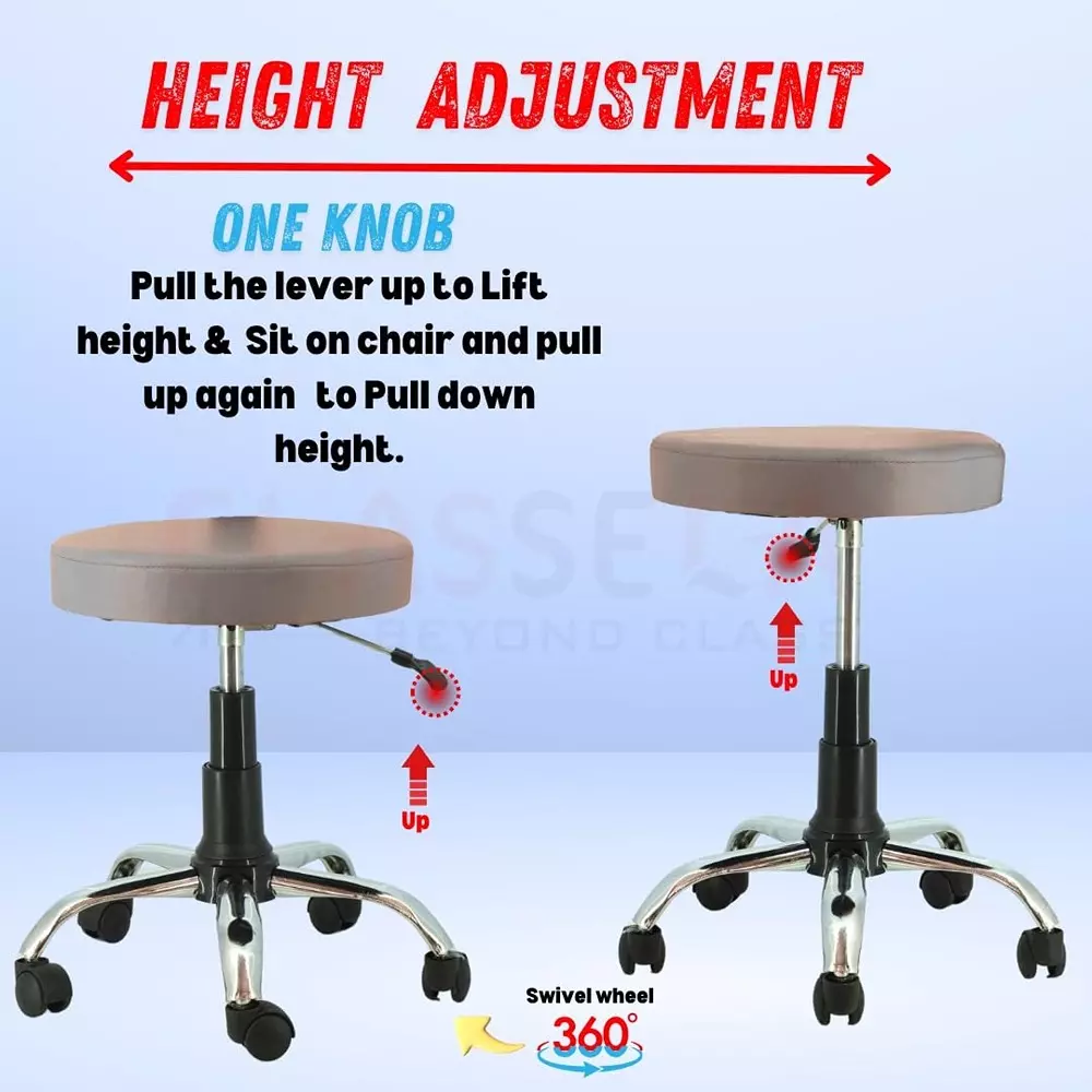classela-round-stand-360-rolling-compact-chair-grey
