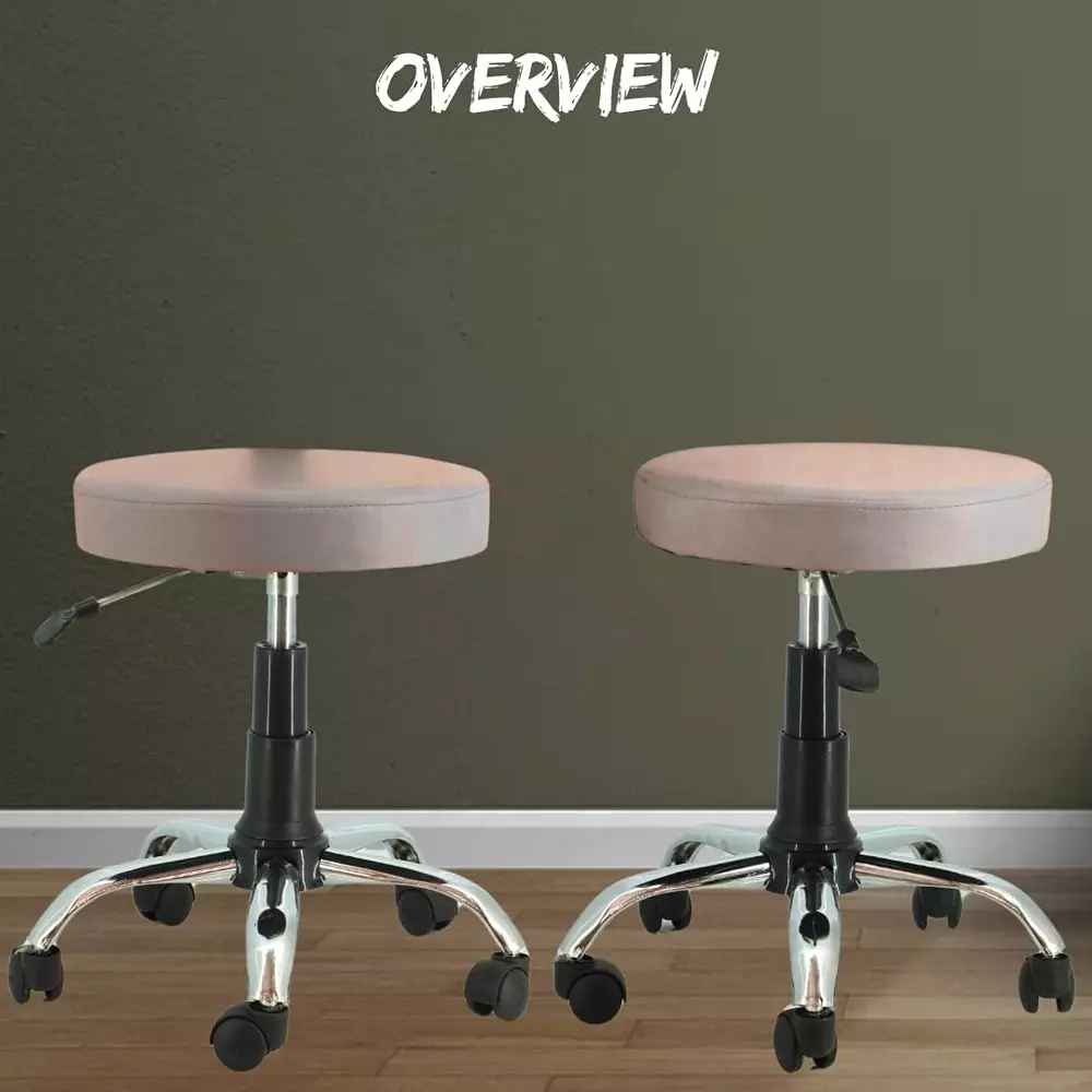 classela-round-stand-360-rolling-compact-chair-grey