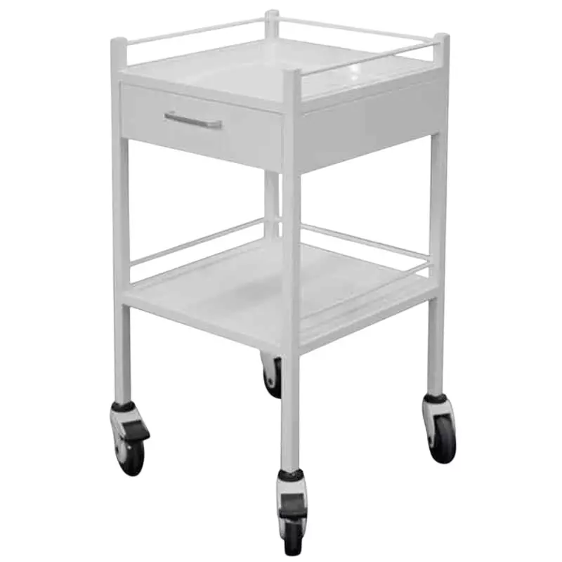 ABCO Instrument Trolley Metal Frame and Powder Coated Finish for Clinics & Hospitals, 11060