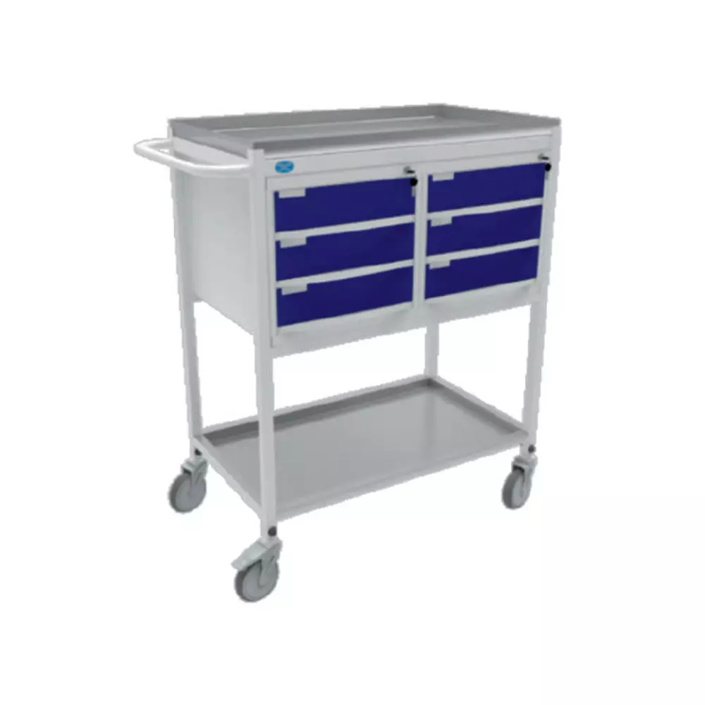 LCS Emergency Resuscitationtrolly 900 x 580 x 1750 mm, LCS ERT 24