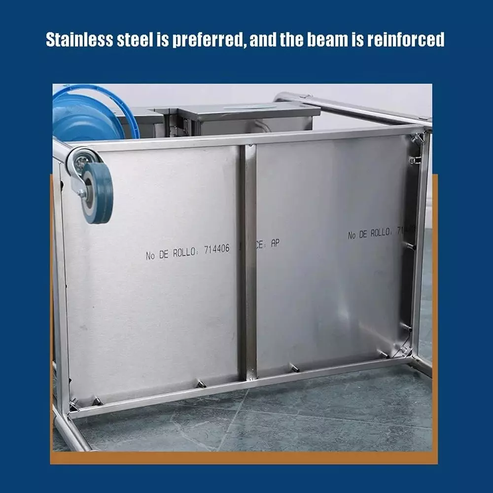 bigapple-medical-instrument-trolley-stainless-steel-2-tier-86x60x40-cm-overall-size-with-bin-and-drawer