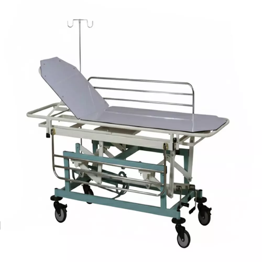 Meditech Emergency Recovery Trollery Collapsible Side Rails 300 Kg, Load Carrying Capacity, MHC/ST-103