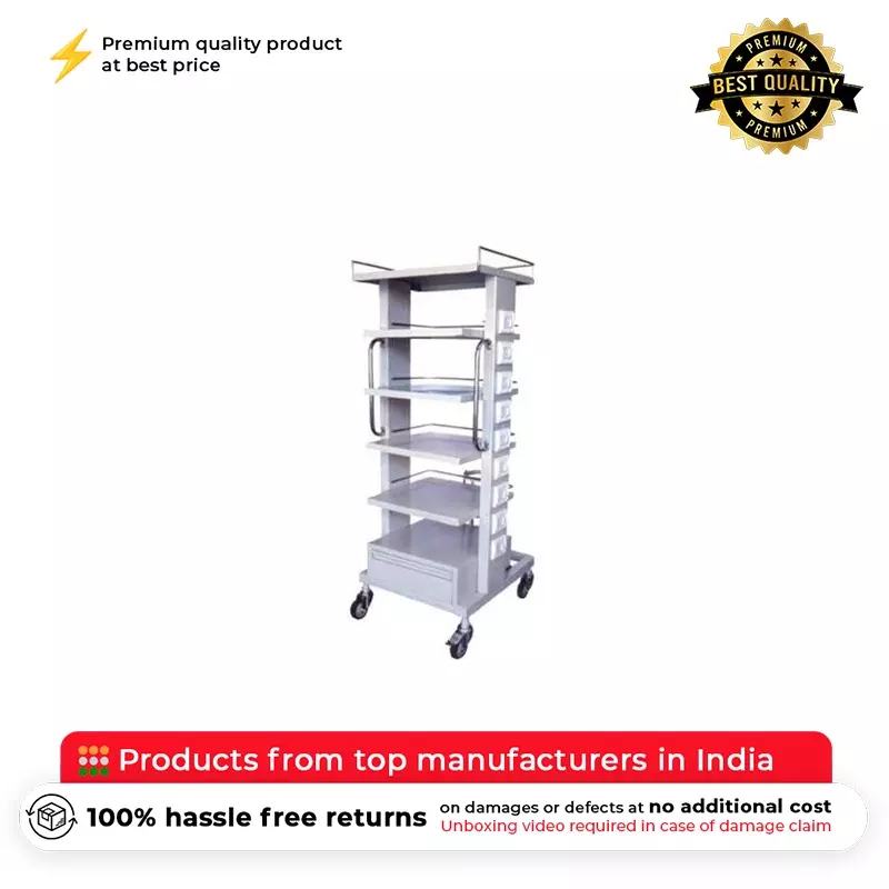 wellton-healthcare-stainless-steel-monitor-trolley-model-wh-566
