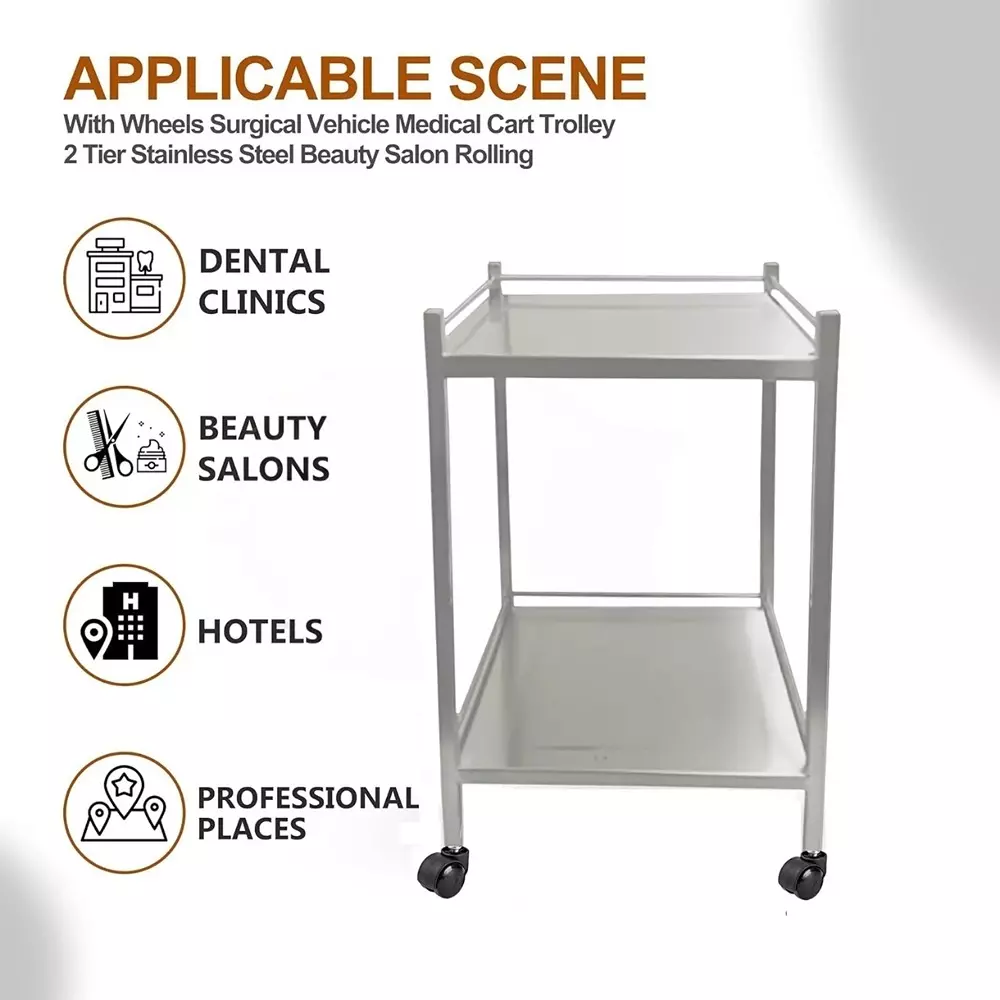 bigapple-medical-instrument-trolley-stainless-steel-2-tier-86x60x40-cm-overall-size-without-bin-and-drawer