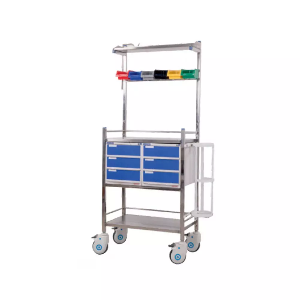 LCS Crash Cart 960 x 500 x 1545 mm, LCS CC 22