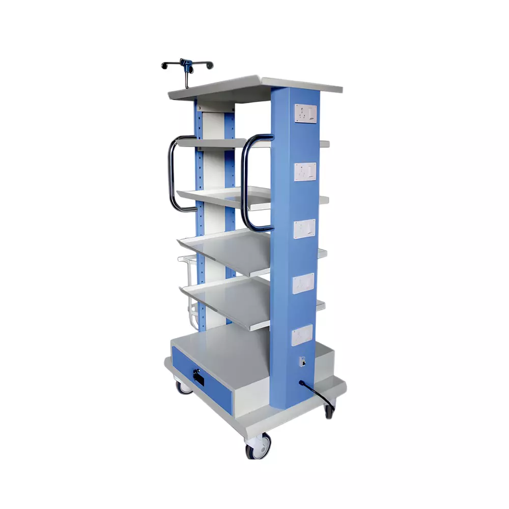 LCS Andoscopy Trolly 680 x 610 x 1500 mm, LCS MT 26