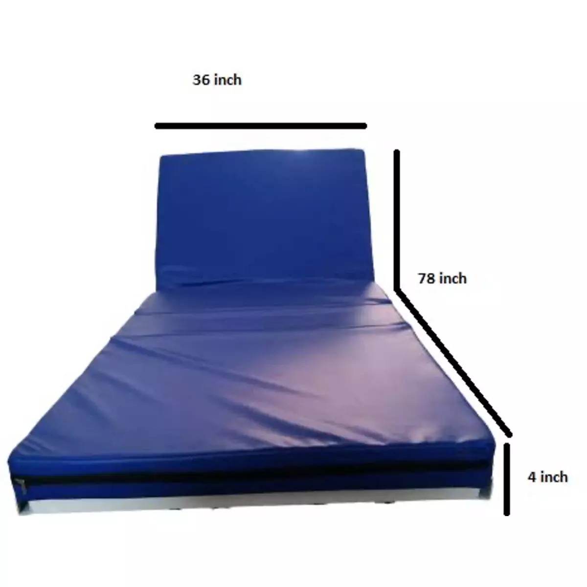 florix-semi-fowler-mattress-only-blue-color-high-density-foam-for-hospitals-and-clinics