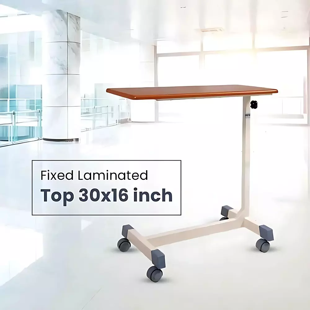 abco-over-bed-table-with-laminated-top-and-mild-steel-frame-for-clinics-hospitals-wh-558