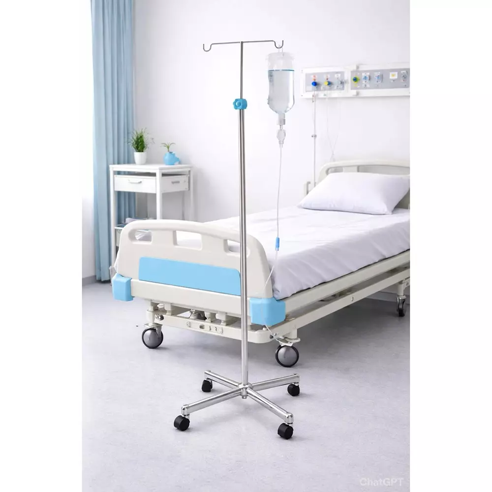 elite-med-stainless-steel-iv-drip-stand-with-4-wheels