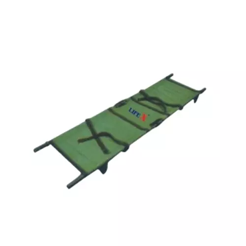 LIFEX Folding Stretcher Two Fold Green 203Lx55Wx10H cm, VSSDF