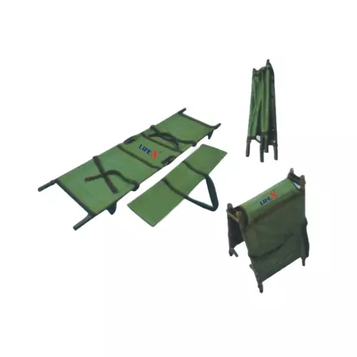 LIFEX Folding Stretcher Two Fold Green 203Lx55Wx10H cm, VSSDF