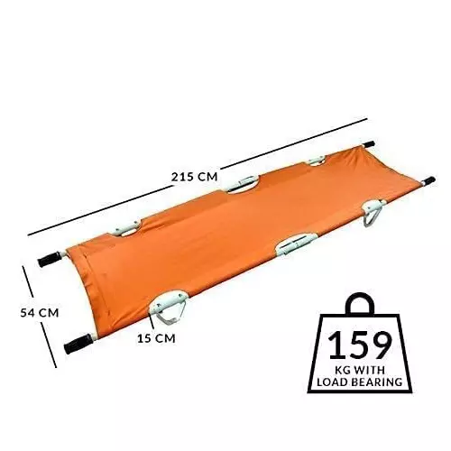 BLHS 54x15x215 cm Folding Stretcher Up to 120 kg Load Capacity