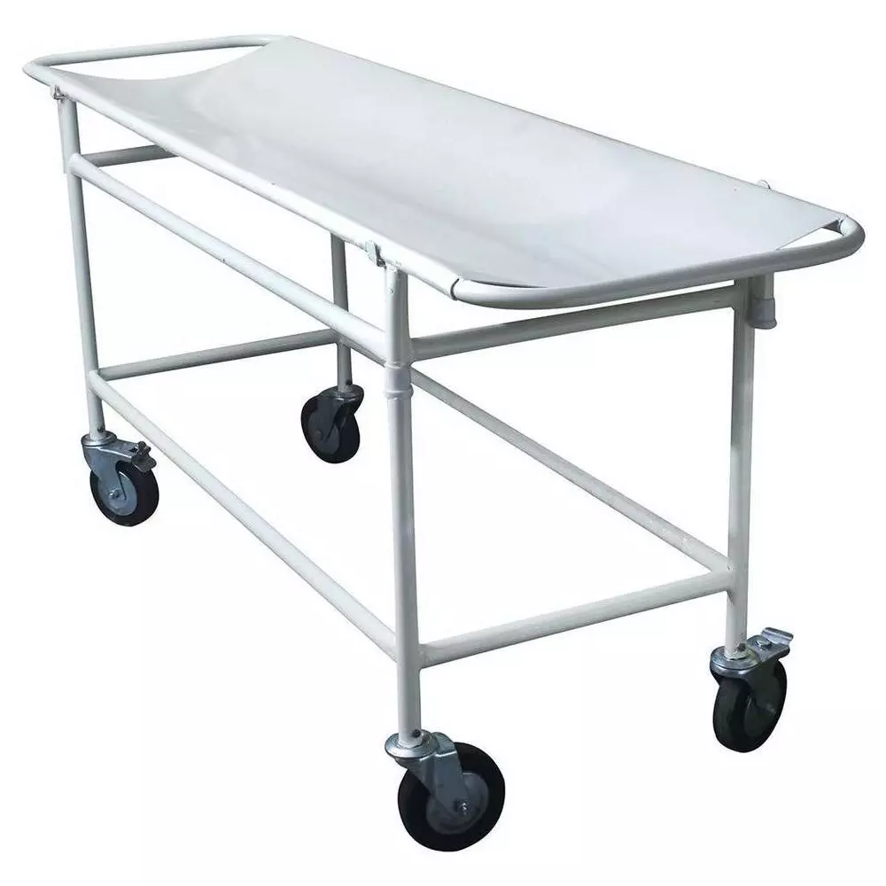 MAHABIR FURNITURE Stretcher Trolley Iron Body and 200 Kg Weight Capacity for Hospitals & Clinics