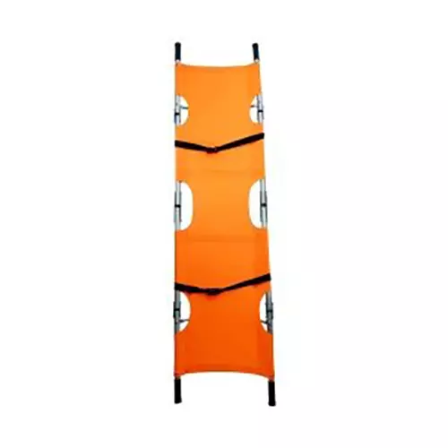 resq-4-fold-stretcher-32-mm-outer-dia-28-mm-inner-dia-550-gsm-aluminium-vinyl-coated-synthetic-fabric-aluminium-pole-orange-for-hospitals