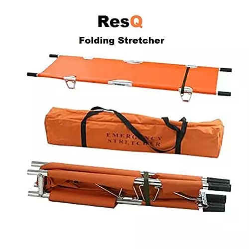 resq-2-fold-stretcher-32-mm-outer-dia-28-mm-inner-dia-550-gsm-aluminium-vinyl-coated-synthetic-fabric-aluminium-pole-orange-for-hospitals